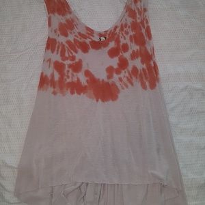 Free People tie dye flowy tank top Women's Small